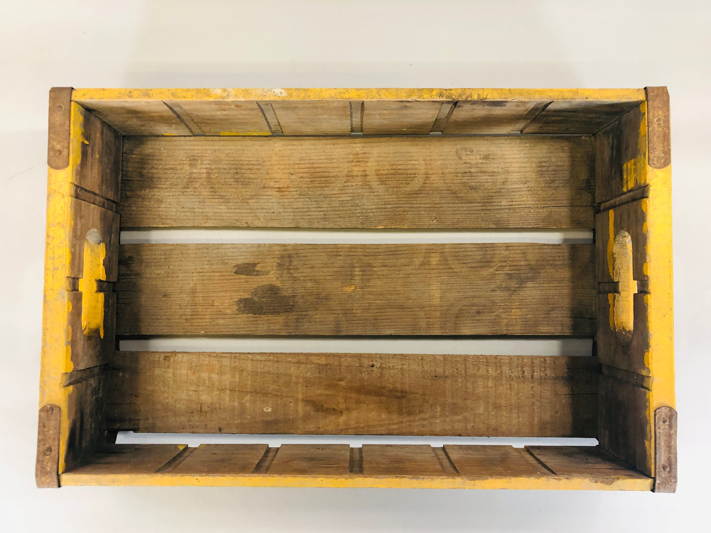 Y5525 BOX Coca-Cola wooden crate Japan antique storage interior vintage retro