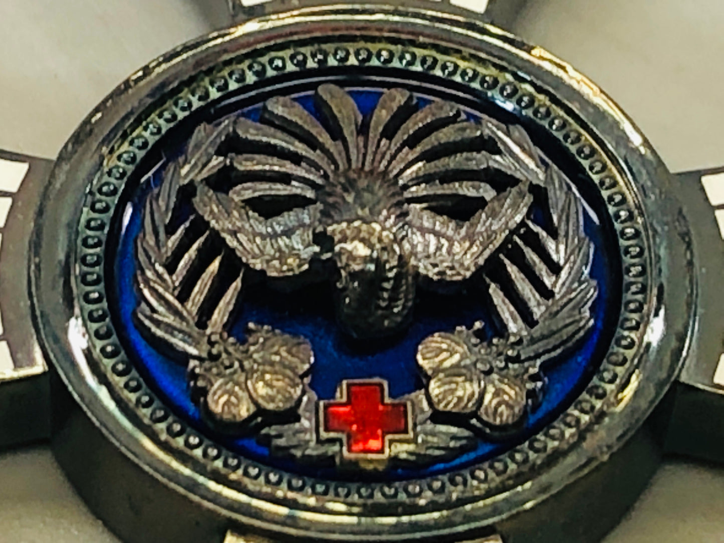 Y5554 KUNSHO Japanese Red Cross medals set of 2 Imperial Japan Army WW2 vintage
