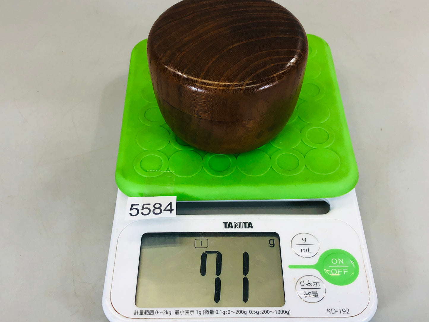 Y5584 NATUME Tea caddy Mulberry tree matcha vessel Japan Tea Ceremony antique