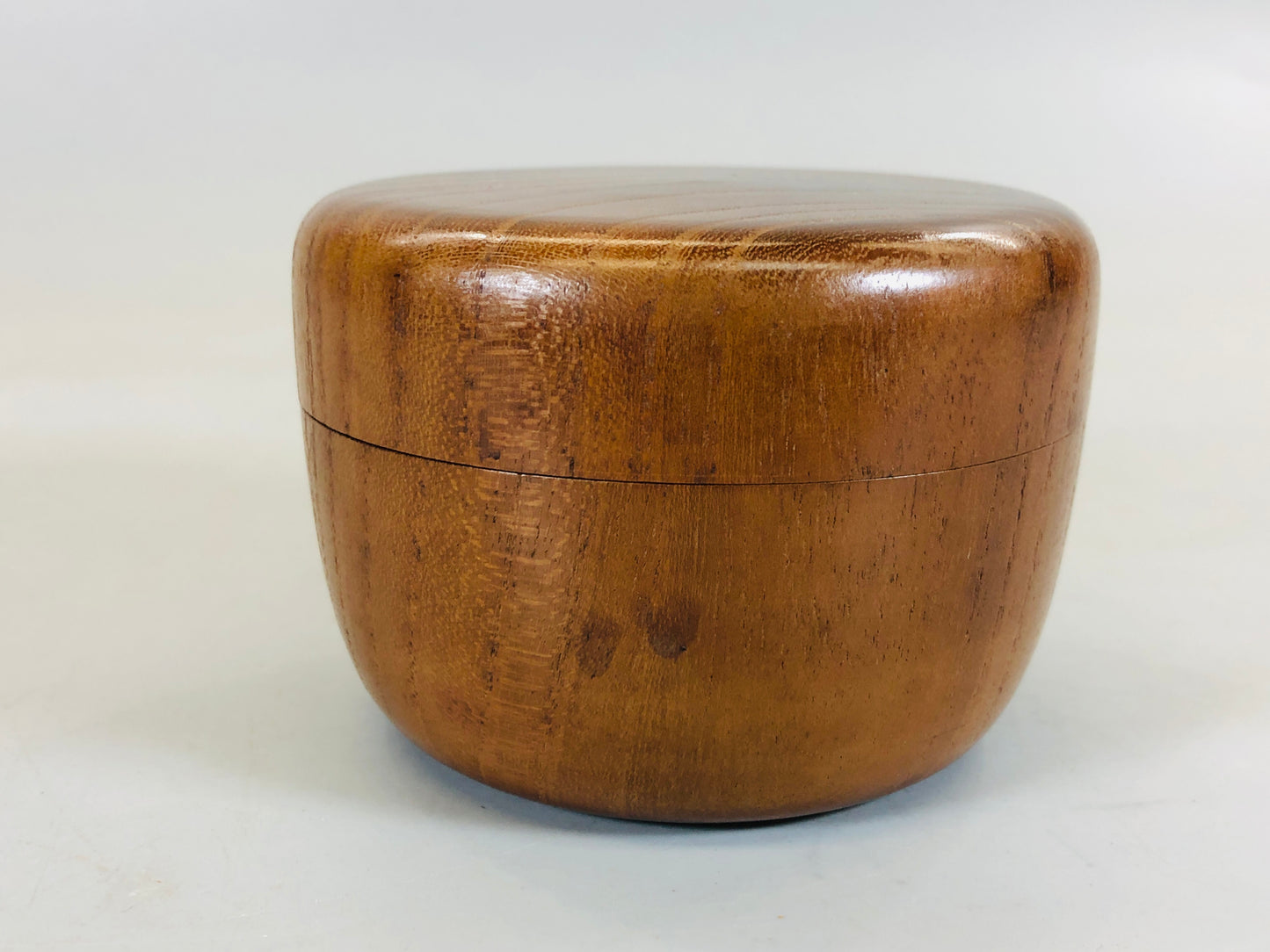 Y5584 NATUME Tea caddy Mulberry tree matcha vessel Japan Tea Ceremony antique