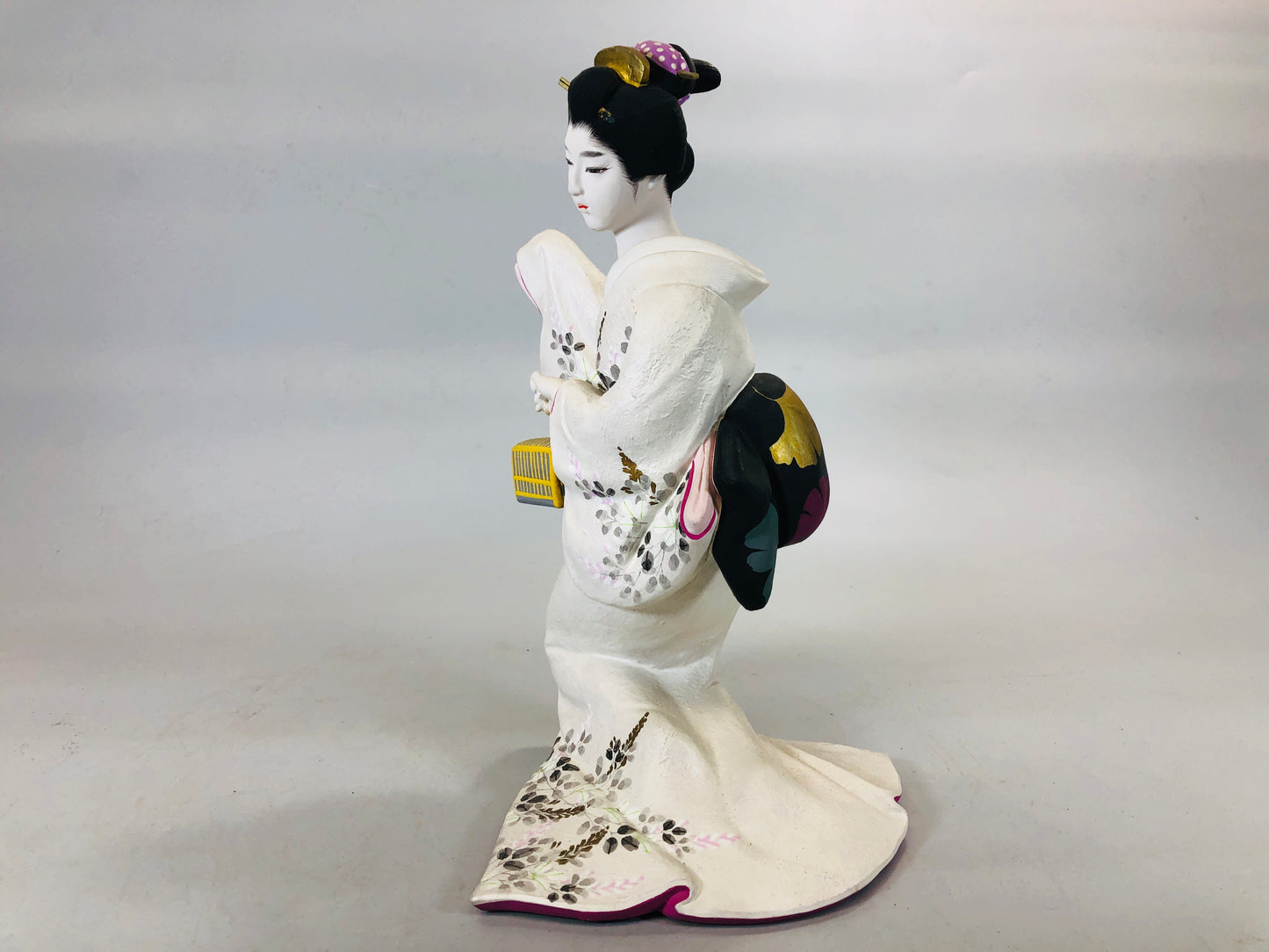 Y5609 NINGYO Hakata doll Kimono beauty figure Japan vintage antique figurine