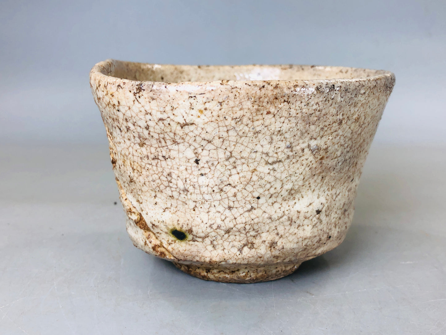 Y5858 CHAWAN Hagi-ware signed box Japan antique tea ceremony pottery vintage