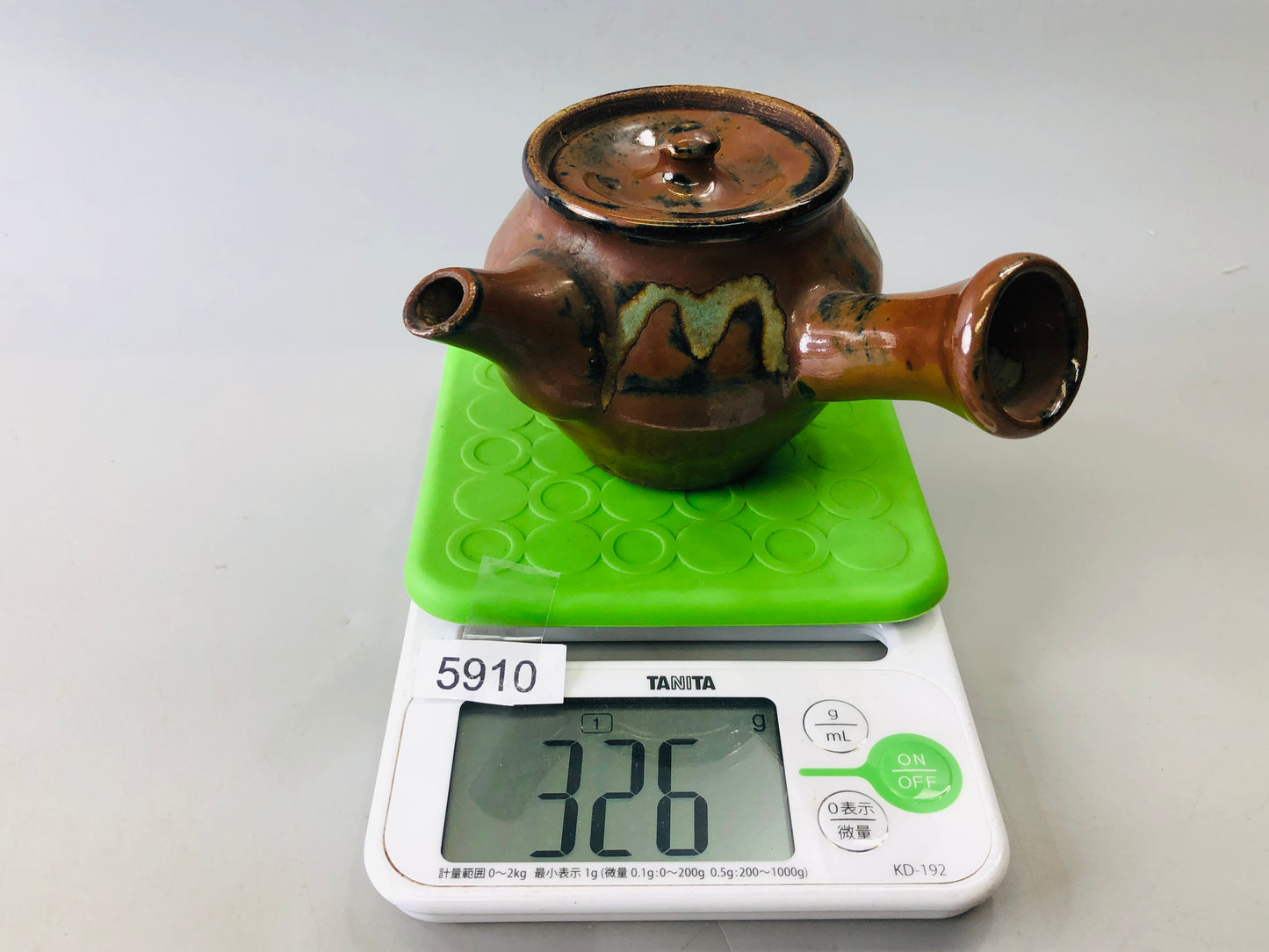 Y5910 KYUSU Mashiko-ware teapot pot folk handicraft Japan antique tea ceremony