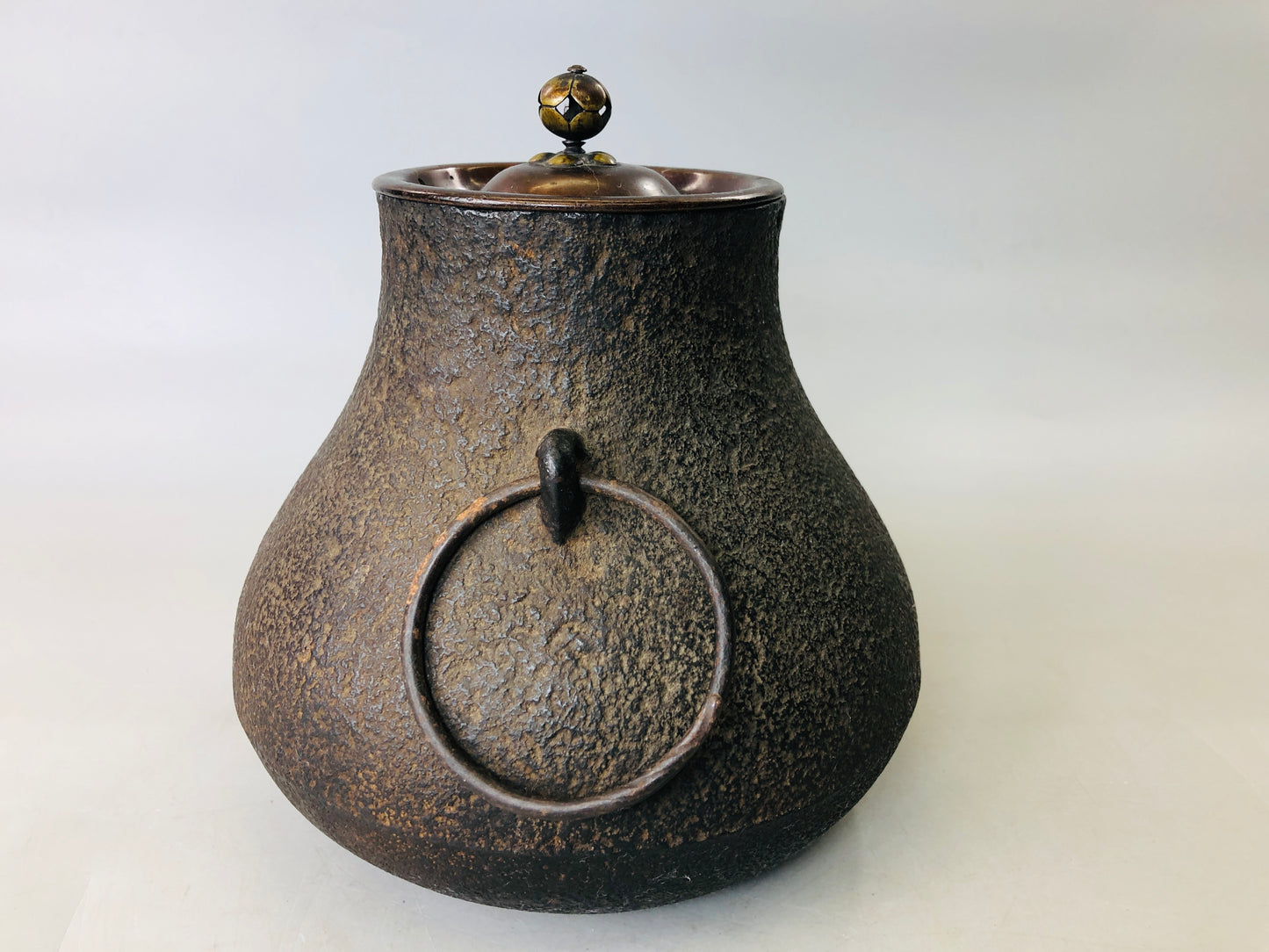 Y5968 CHAGAMA Iron kettle teapot crane-necked pot Japan Tea Ceremony antique