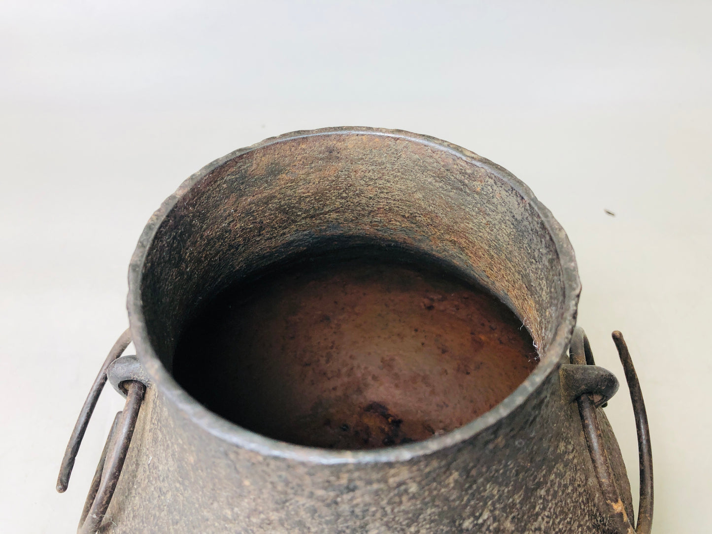 Y5968 CHAGAMA Iron kettle teapot crane-necked pot Japan Tea Ceremony antique
