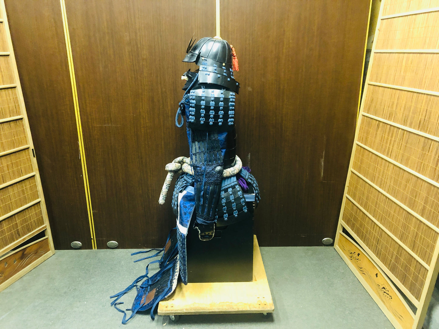 Y7037 YOROI Samurai armor helmet set Iron life size Japan antique bushi busho