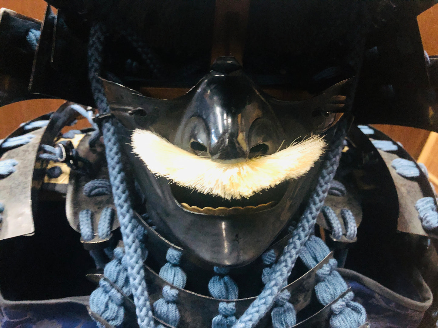 Y7037 YOROI Samurai armor helmet set Iron life size Japan antique bushi busho