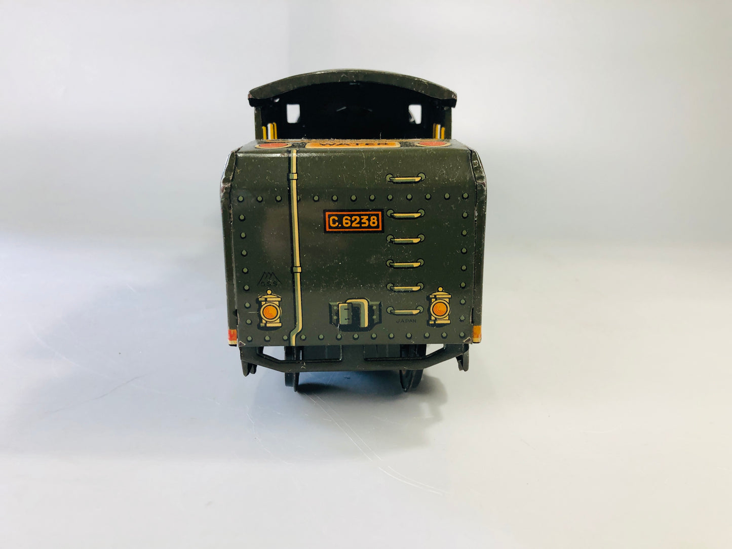 Y7110 TIN TOY Train transportation C6238 Japanese antique vintage interior
