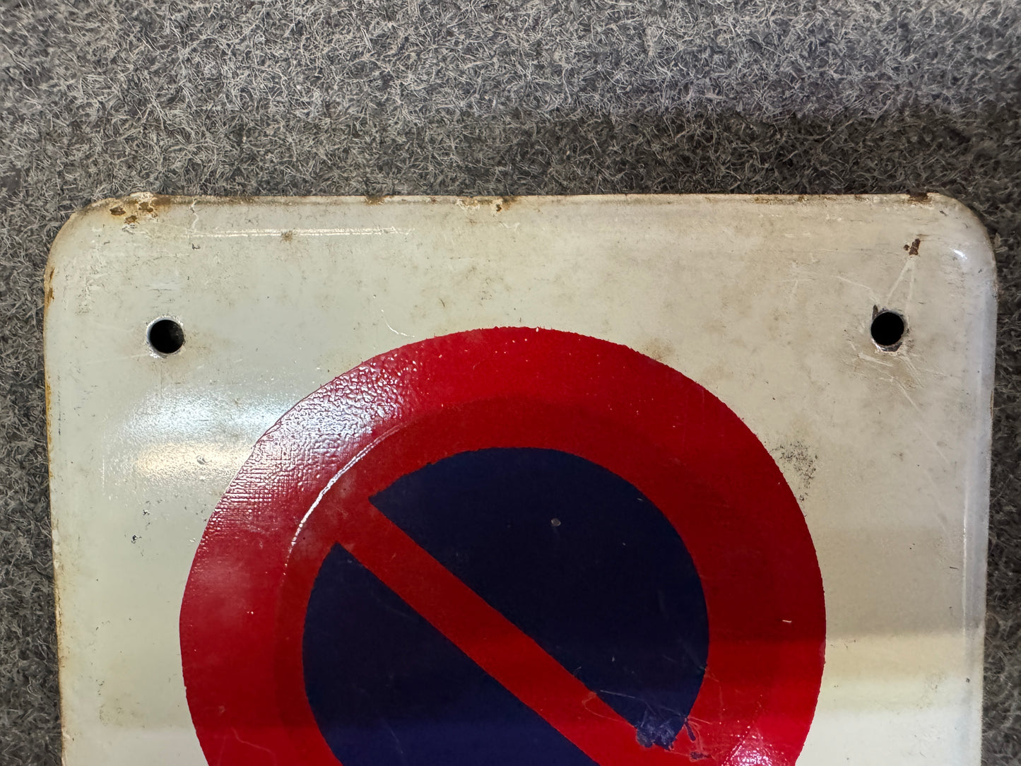 Y10000 SIGNBOARD Iron sign No Parking Showa retro Japan antique wall interior