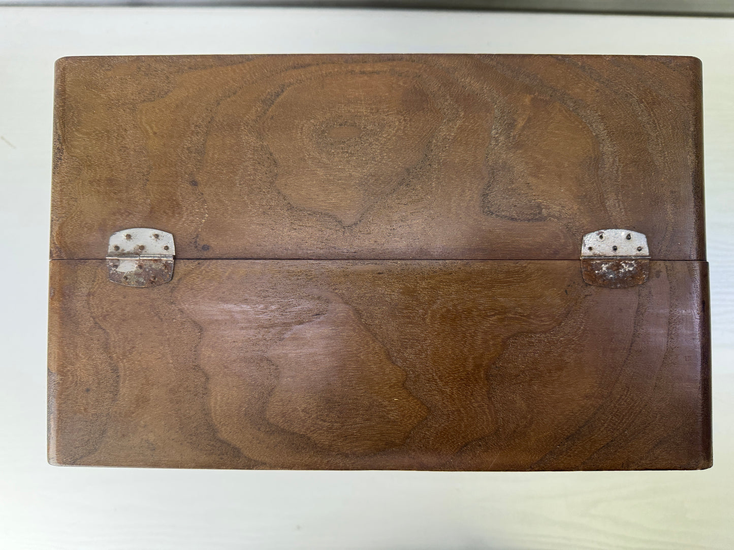 Y10006 TANSU Mulberry wood small drawer chest sewing box Japan antique storage