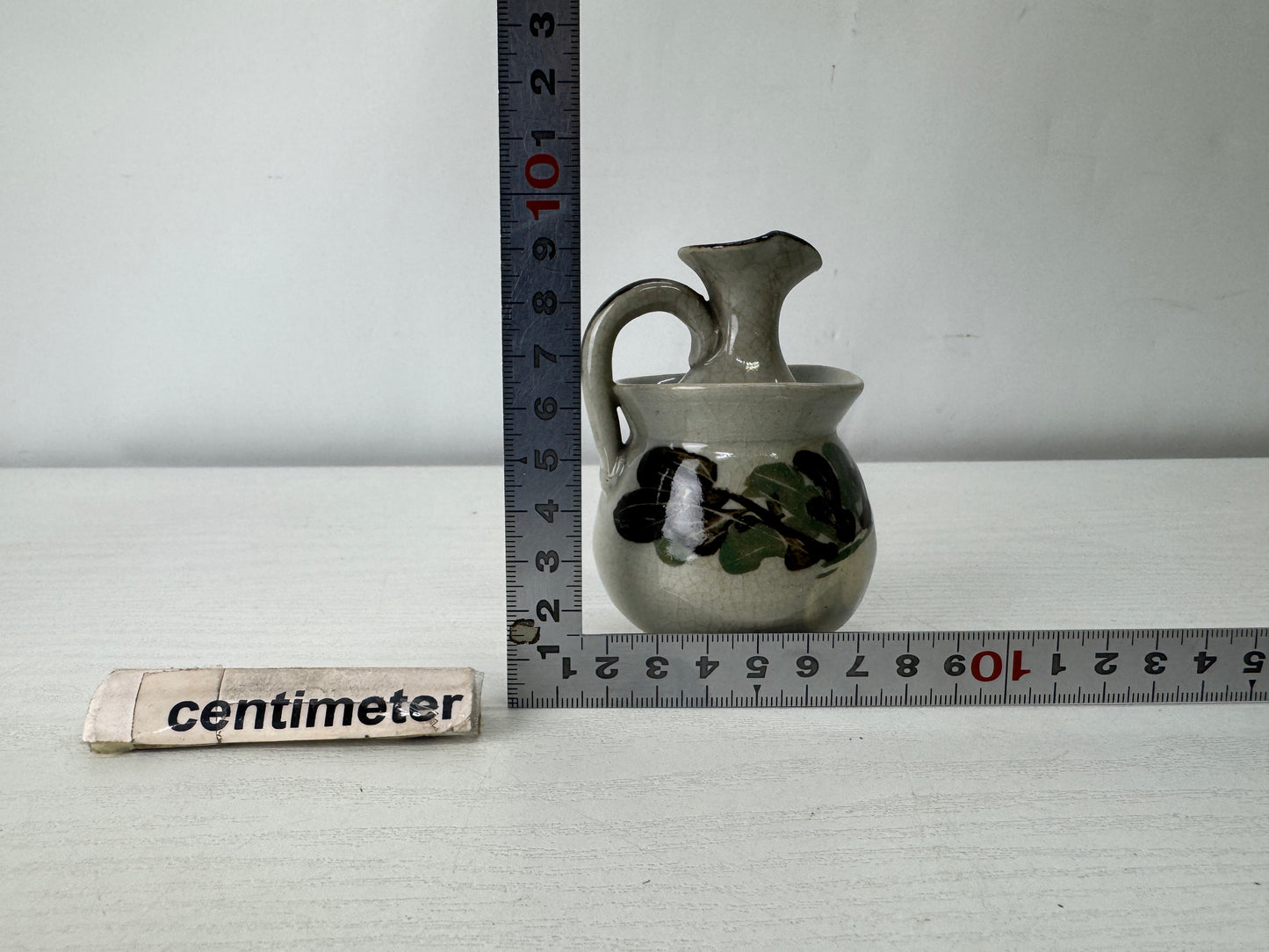 Y10011 Candle Holder Inuyama-ware candlestick signed Japan antique lighting