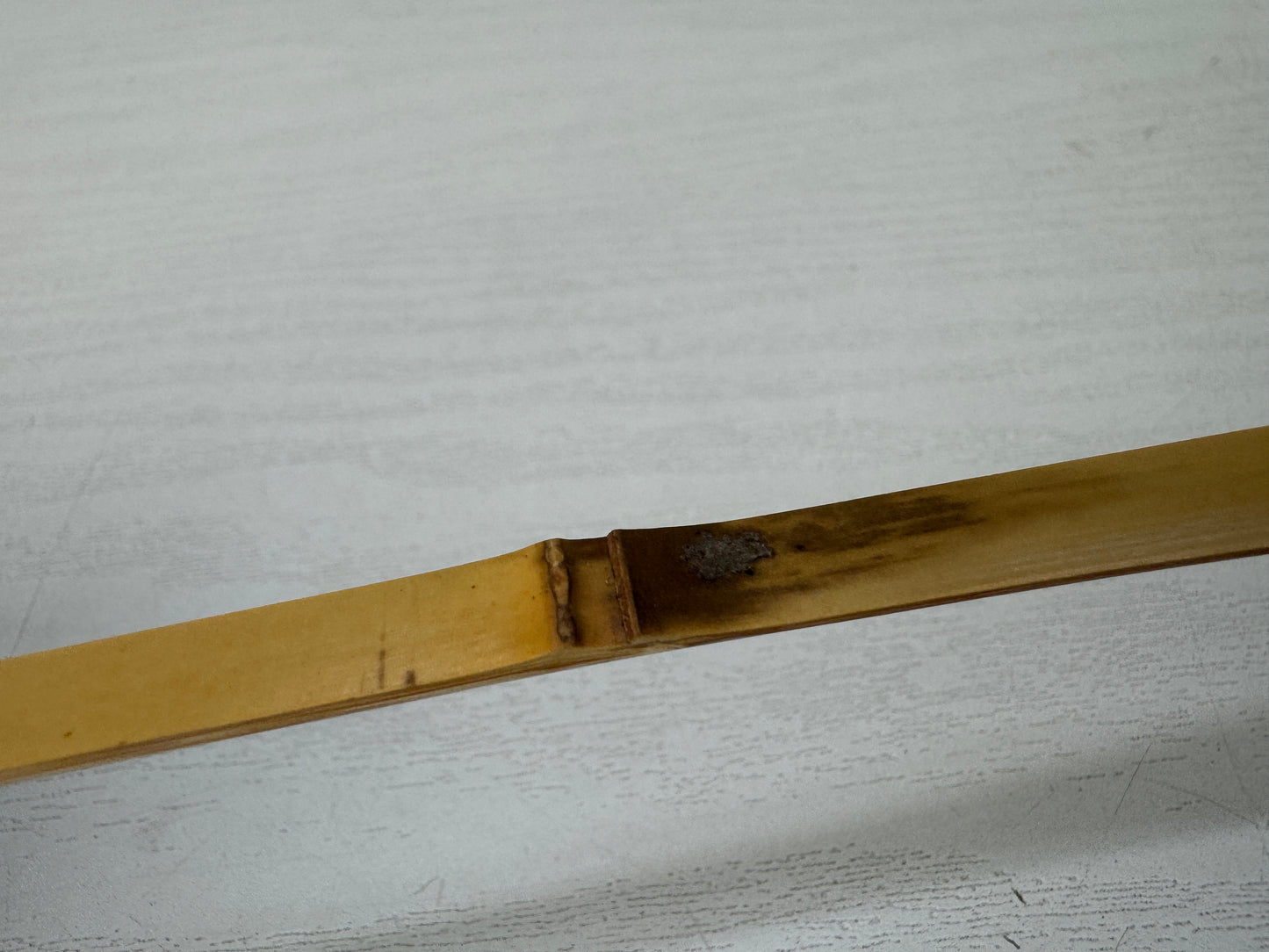 Y10014 CHASHAKU Bamboo scoop signed box Japan Tea Ceremony utensils antique