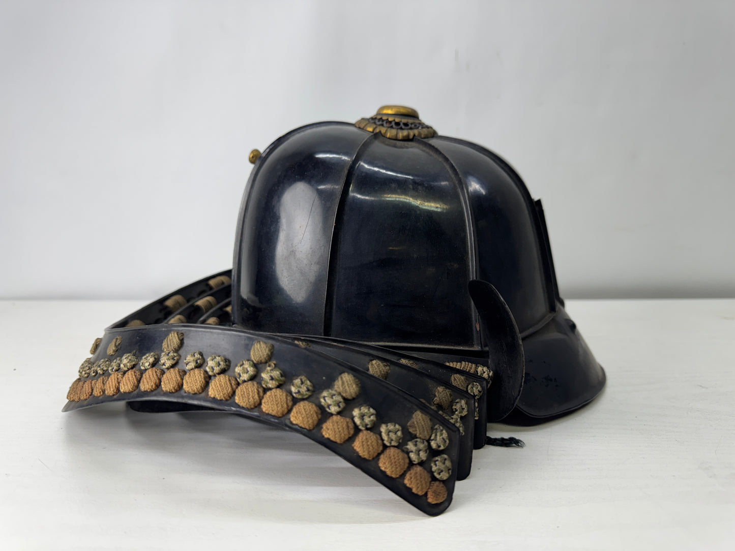 Y10026 KABUTO Iron 8 seam Helmet Yoroi Samurai bushi Japan antique armor gear