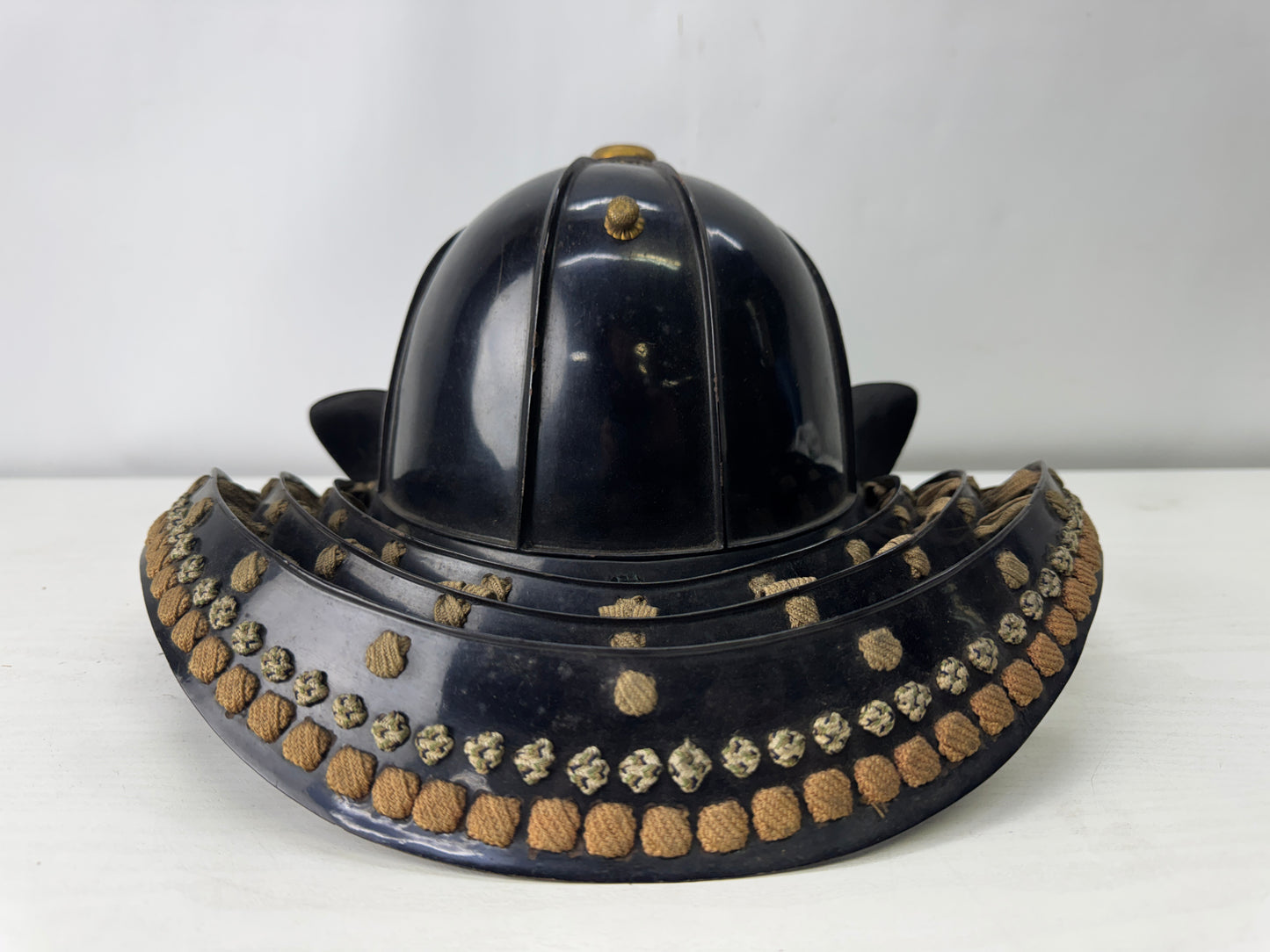Y10026 KABUTO Iron 8 seam Helmet Yoroi Samurai bushi Japan antique armor gear