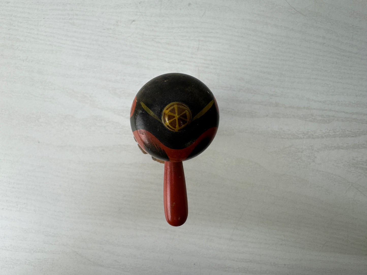 Y10037 NINGYO wooden Tengu Kokeshi doll Showa retro Japan antique figure decor