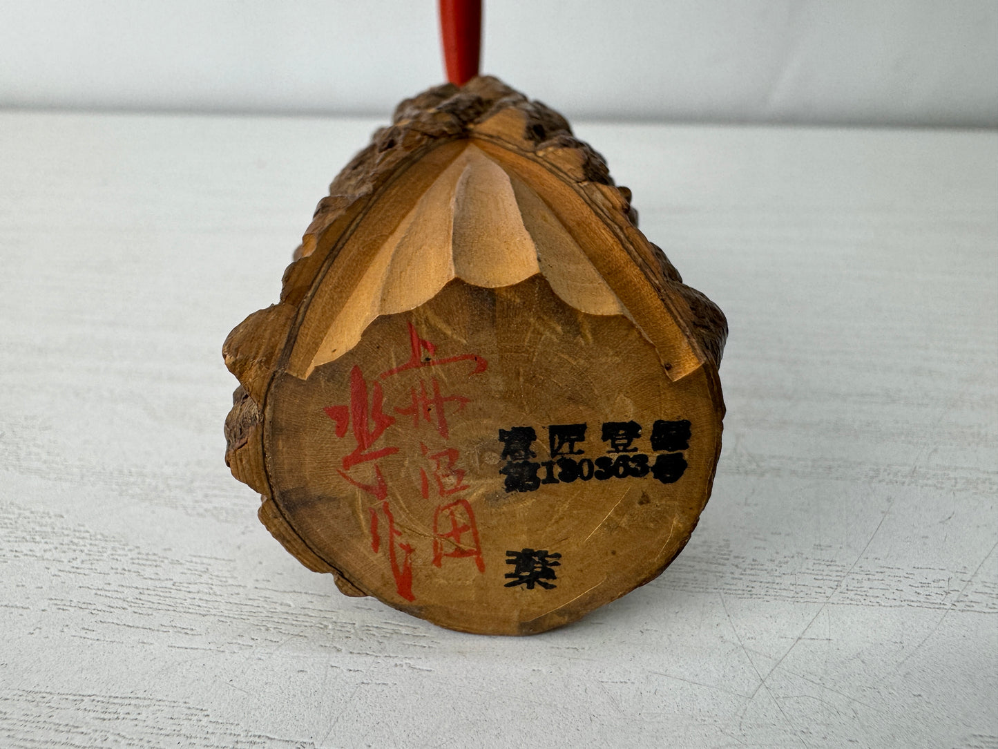 Y10037 NINGYO wooden Tengu Kokeshi doll Showa retro Japan antique figure decor