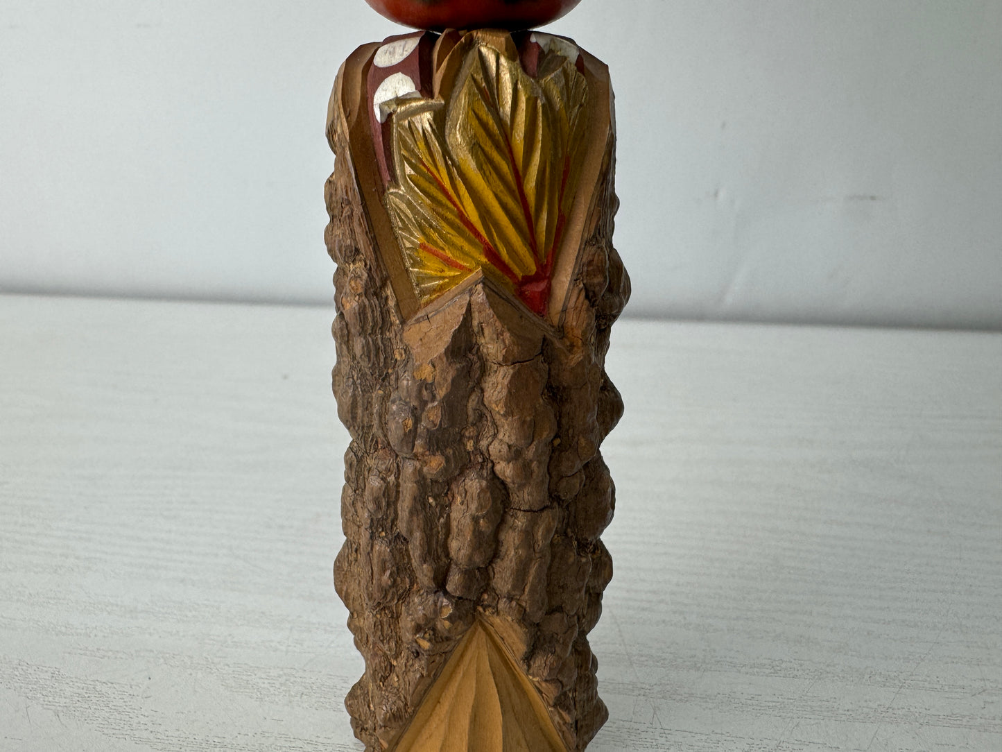 Y10037 NINGYO wooden Tengu Kokeshi doll Showa retro Japan antique figure decor