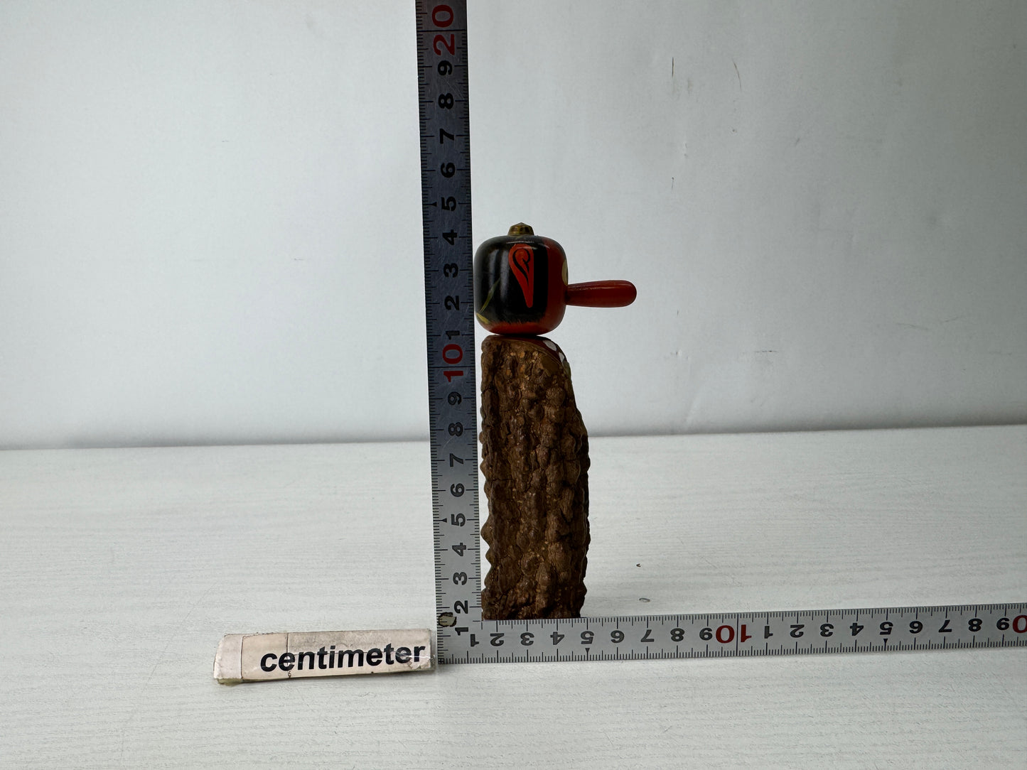 Y10037 NINGYO wooden Tengu Kokeshi doll Showa retro Japan antique figure decor