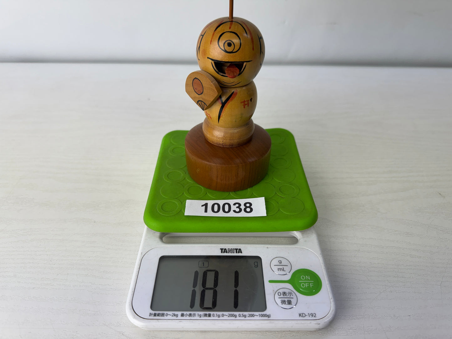 Y10038 NINGYO wooden Ghost Yokai monster Kokeshi doll Japan antique figure decor