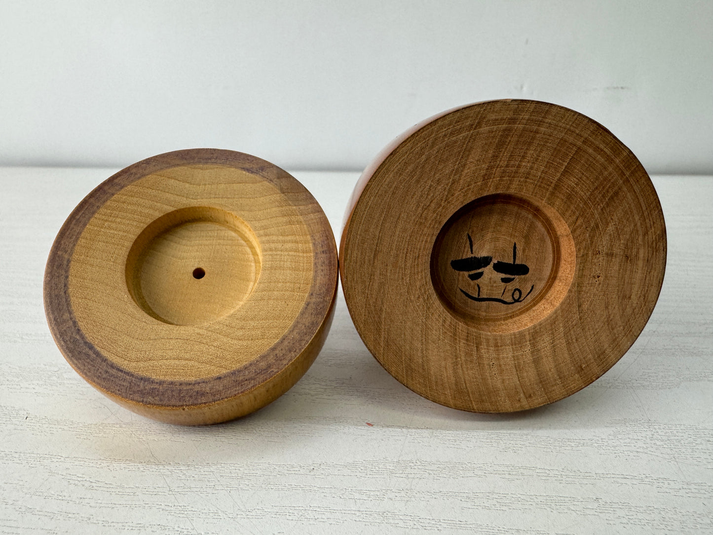 Y10038 NINGYO wooden Ghost Yokai monster Kokeshi doll Japan antique figure decor