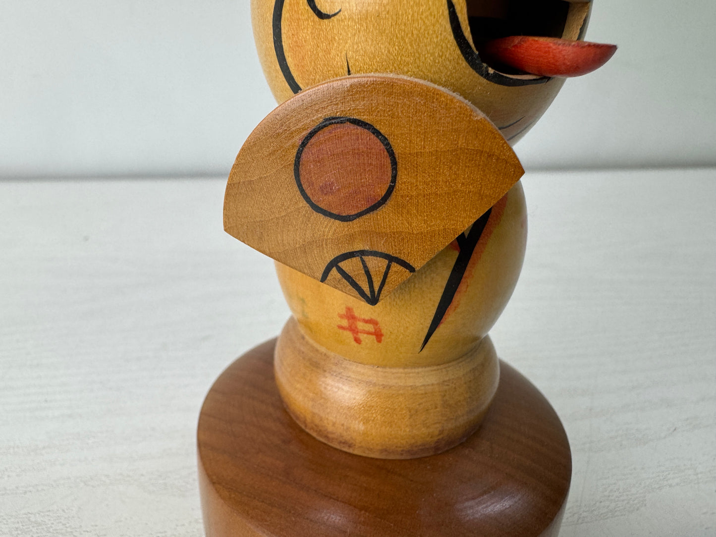 Y10038 NINGYO wooden Ghost Yokai monster Kokeshi doll Japan antique figure decor