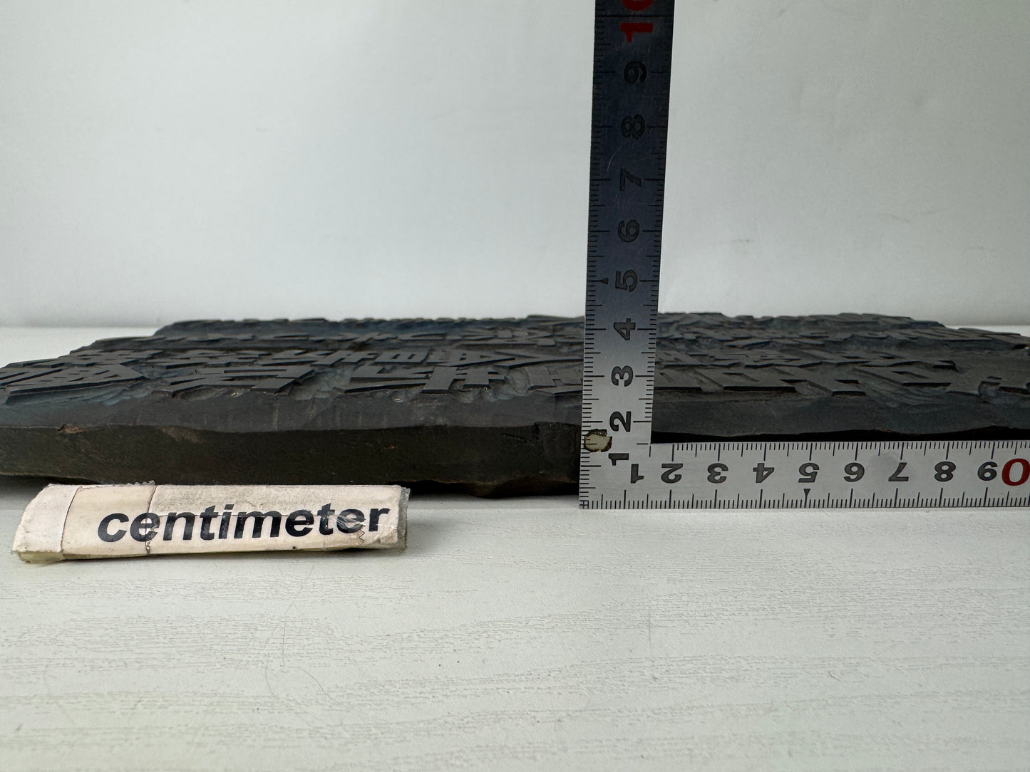 Y10041 WOODBLOCK PRINT woodcarving block double-sided Japan Ukiyoe antique art