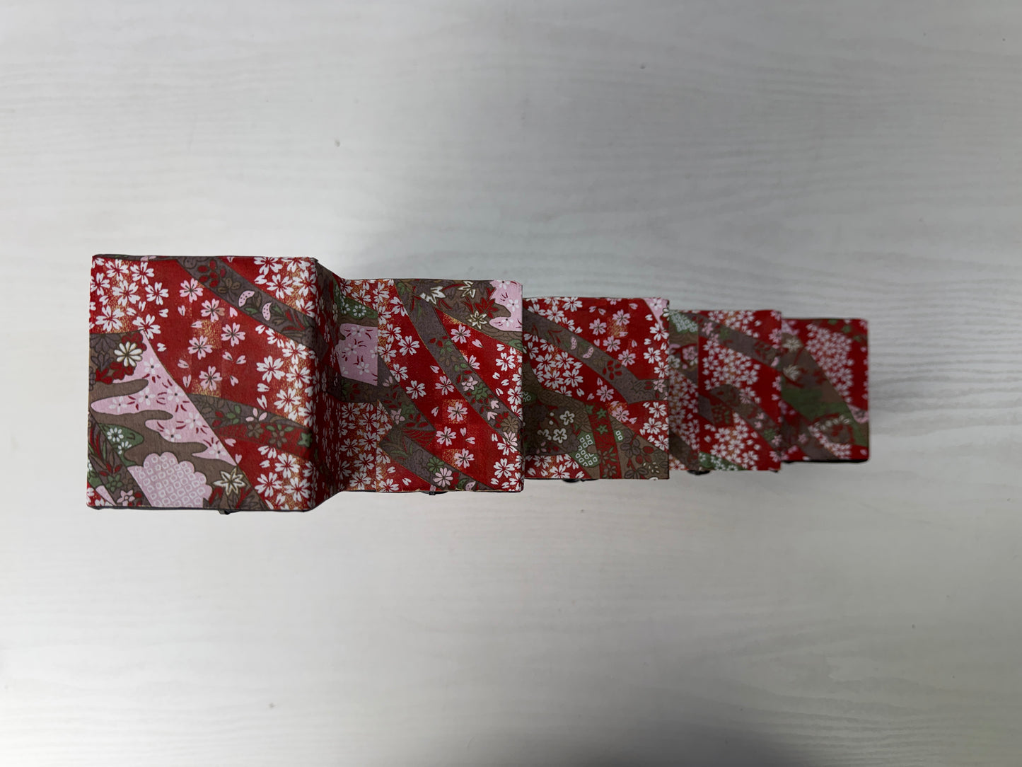 Y10043 TANSU Step-up small chest of drawers cardboard Japan antique furniture