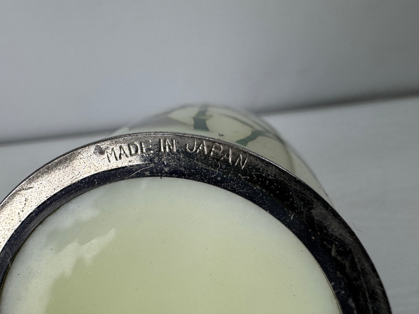 Y10045 FLOWER VASE Cloisonne signed box Japan antique ikebana floral arrangement