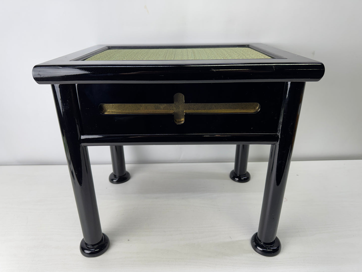 Y10050 Buddhist Altar Equipment Sutra desk Tatami mat top Japan antique Buddhism