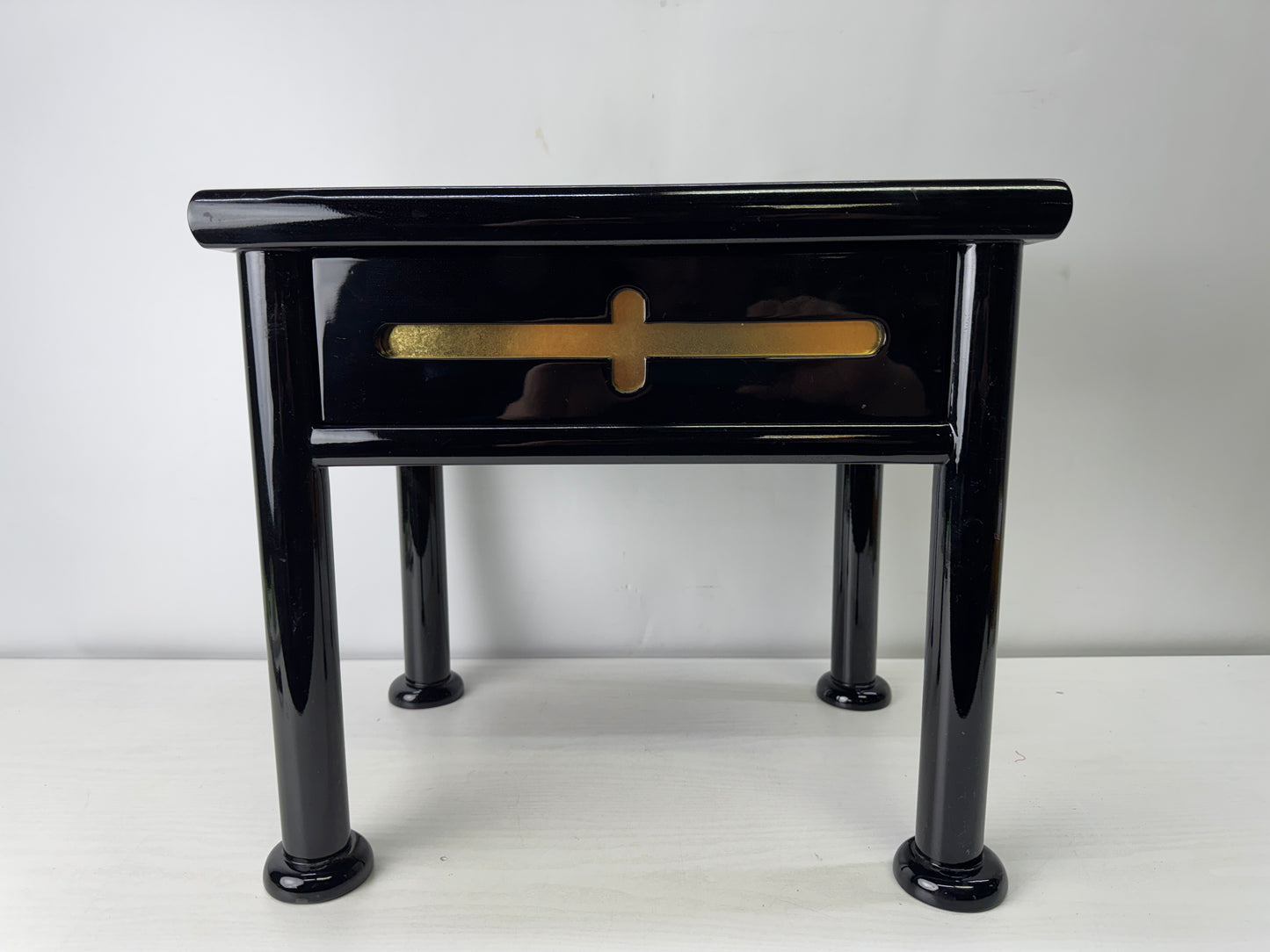 Y10050 Buddhist Altar Equipment Sutra desk Tatami mat top Japan antique Buddhism