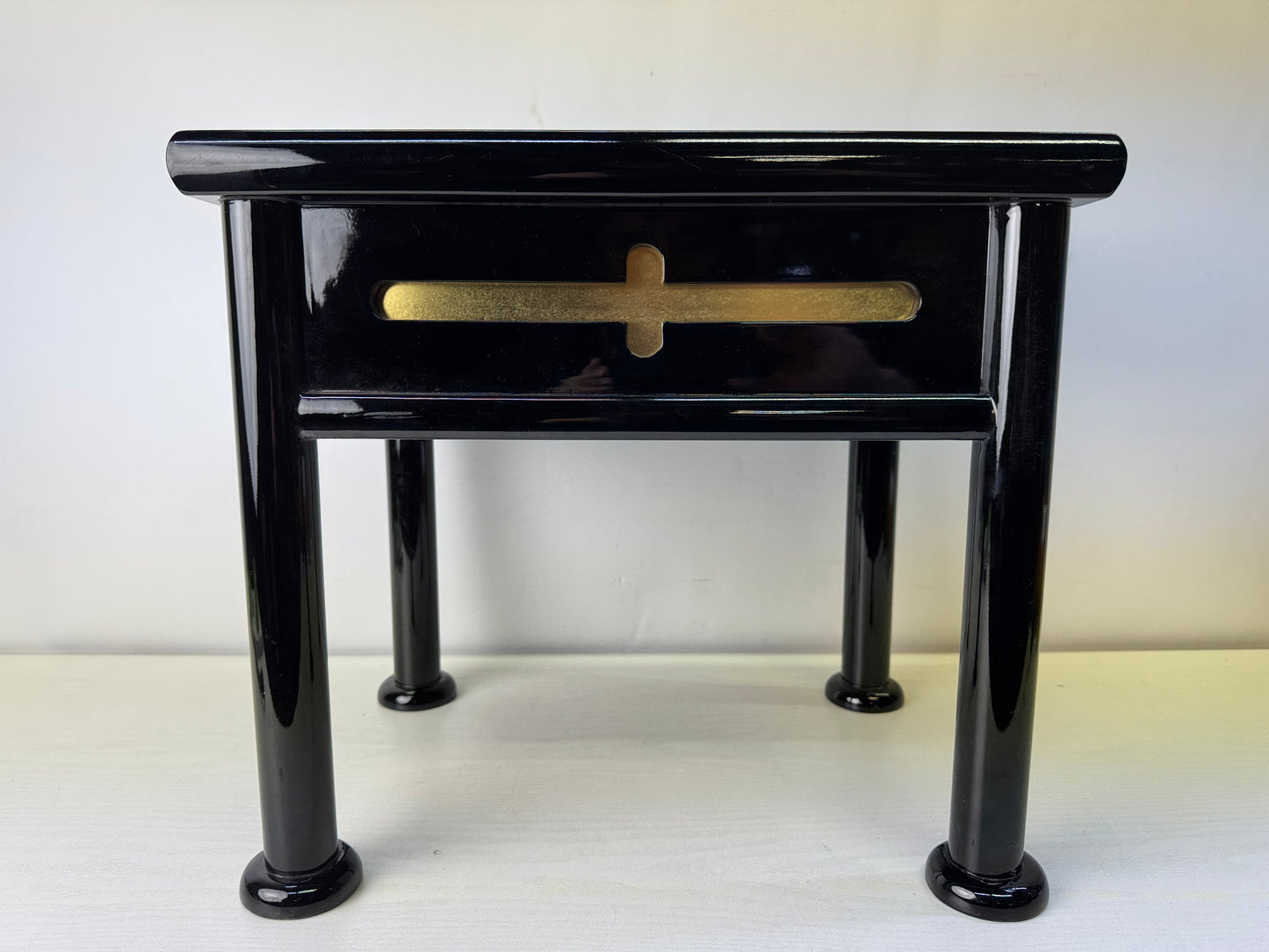 Y10050 Buddhist Altar Equipment Sutra desk Tatami mat top Japan antique Buddhism