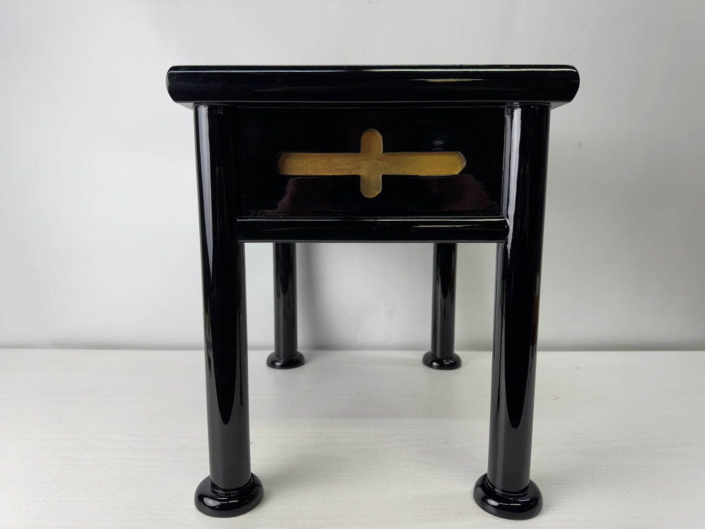 Y10050 Buddhist Altar Equipment Sutra desk Tatami mat top Japan antique Buddhism