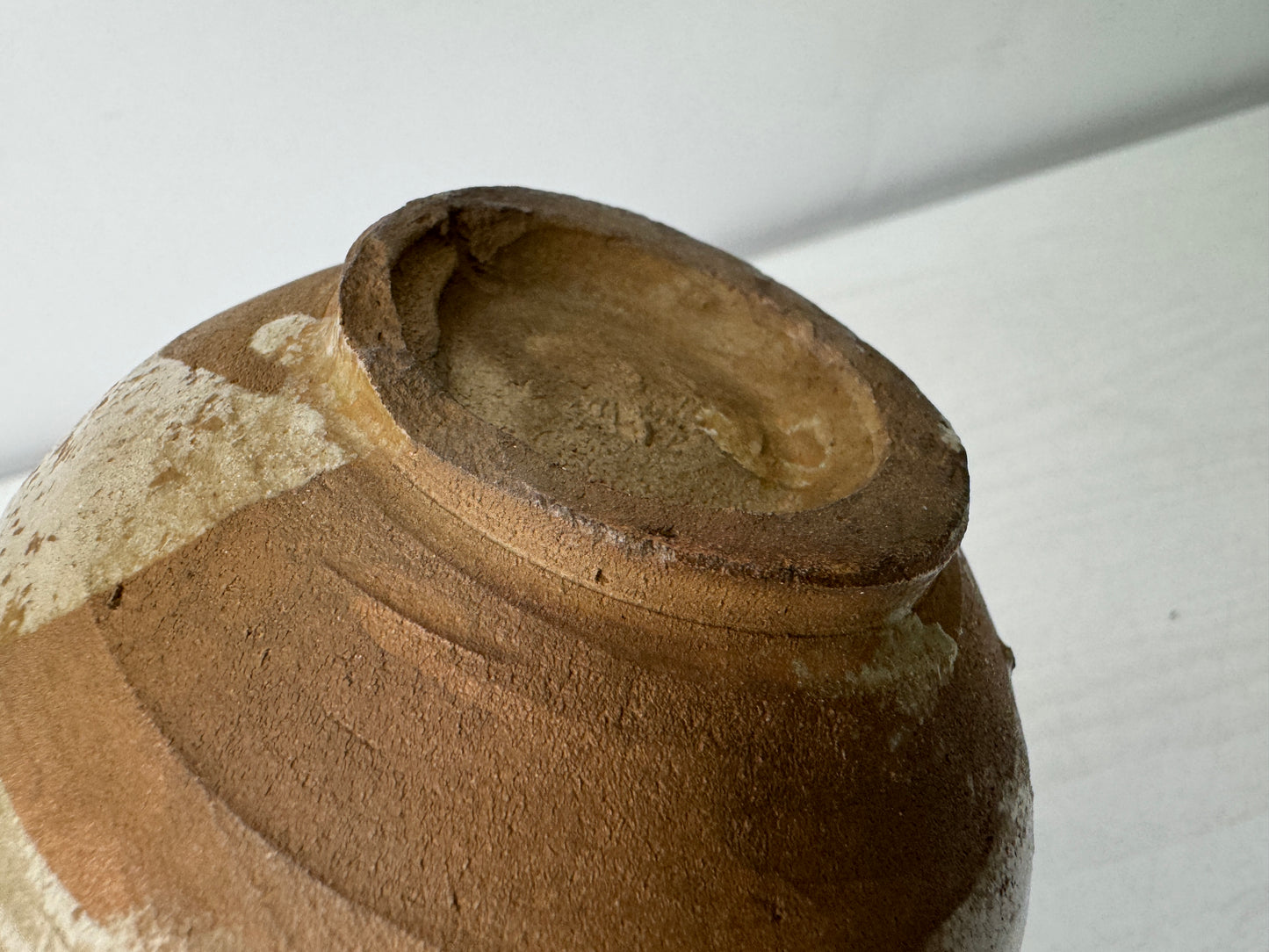 Y10065 CHAWAN Karatsu-ware kintsugi bowl box Japan antique tea ceremony pottery