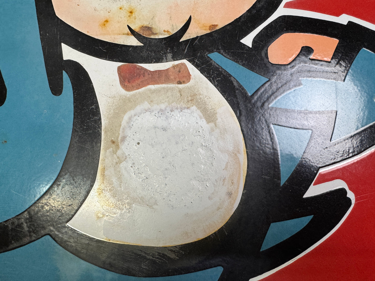 Y10067 SIGNBOARD Enamel sign Panto medicine Japan antique wall interior decor