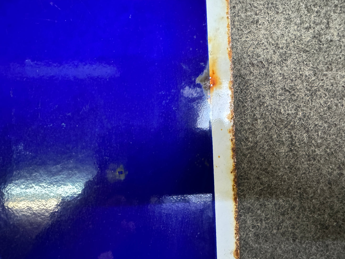 Y10068 SIGNBOARD Enamel sign Salt Japan antique wall interior shop store decor