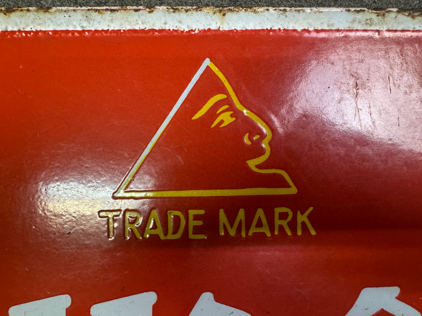 Y10078 SIGNBOARD Enamel sign Pencil Japan antique wall interior store shop decor