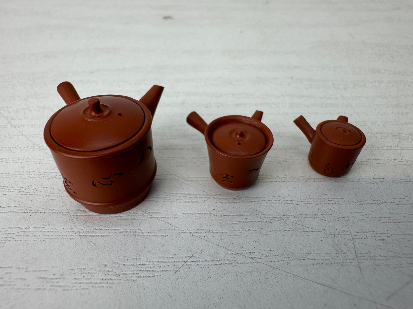 Y10105 KYUSU Tokoname-ware miniature teapot signed box Japan tea ceremony pot