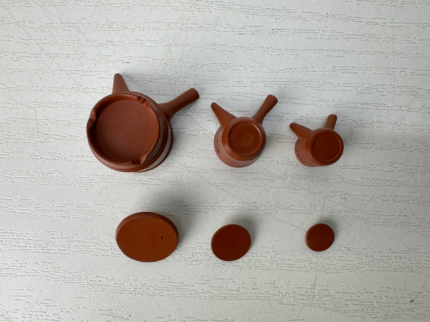 Y10105 KYUSU Tokoname-ware miniature teapot signed box Japan tea ceremony pot