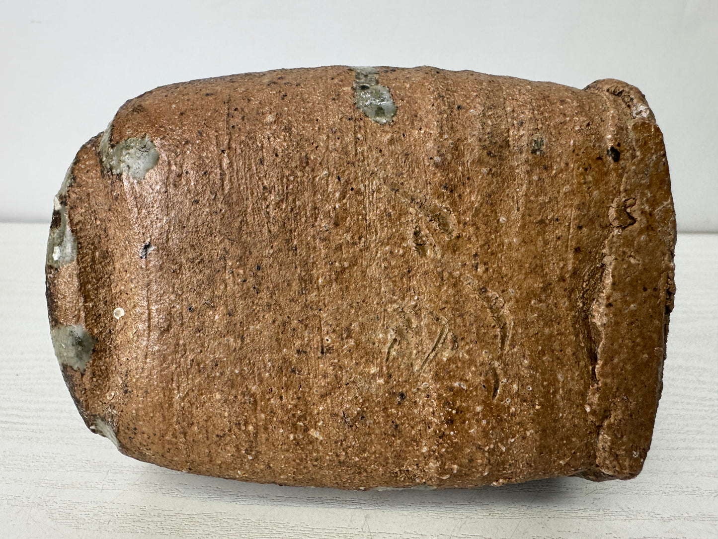 Y10108 FLOWER VASE Shigaraki-ware deformed modern art Japan ikebana floral decor