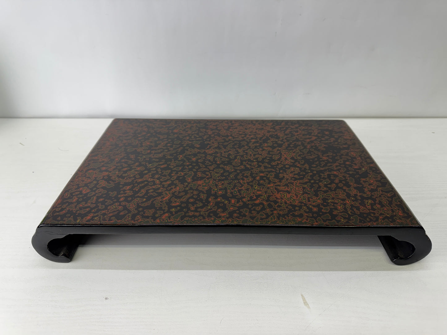 Y10115 FLOWER STAND Wakasa lacquer Japan antique ikebana floral arrangement