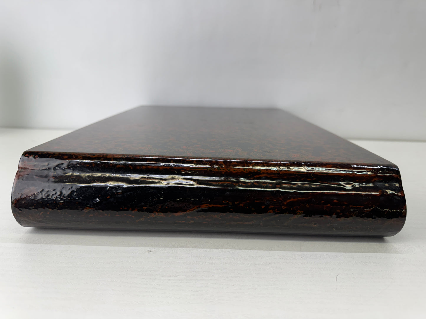 Y10115 FLOWER STAND Wakasa lacquer Japan antique ikebana floral arrangement