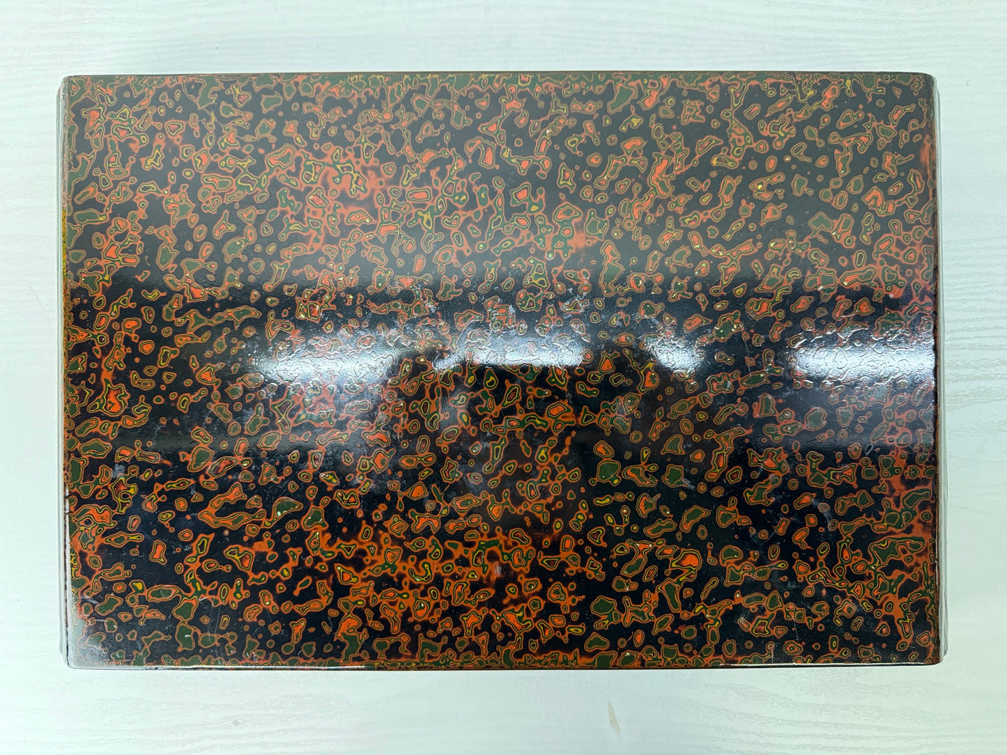 Y10115 FLOWER STAND Wakasa lacquer Japan antique ikebana floral arrangement