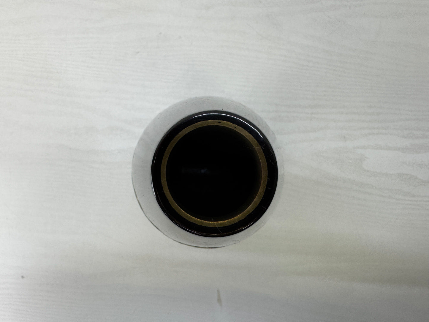 Y10117 FLOWER VASE Makie lacquer signed box Japan antique ikebana floral decor