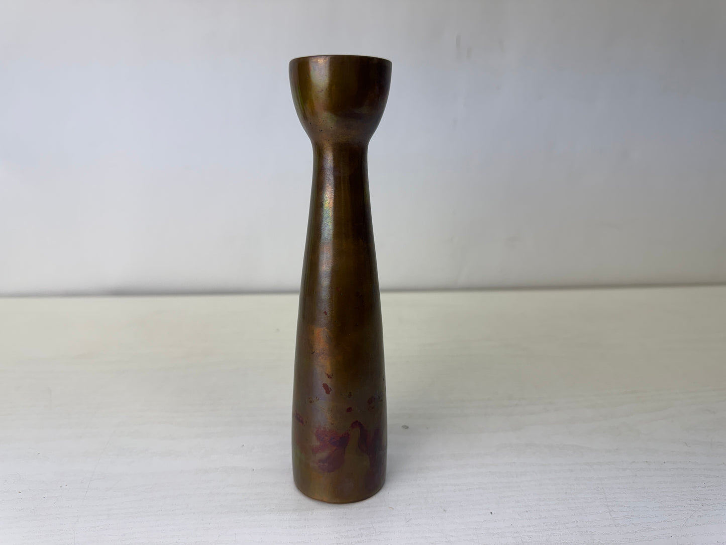 Y10120 FLOWER VASE Murashido signed box Japan antique ikebana floral arrangement