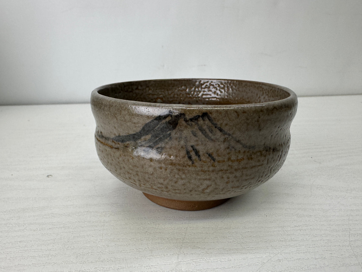 Y10124 CHAWAN Tokoname-ware bowl signed box Japan antique tea ceremony pottery