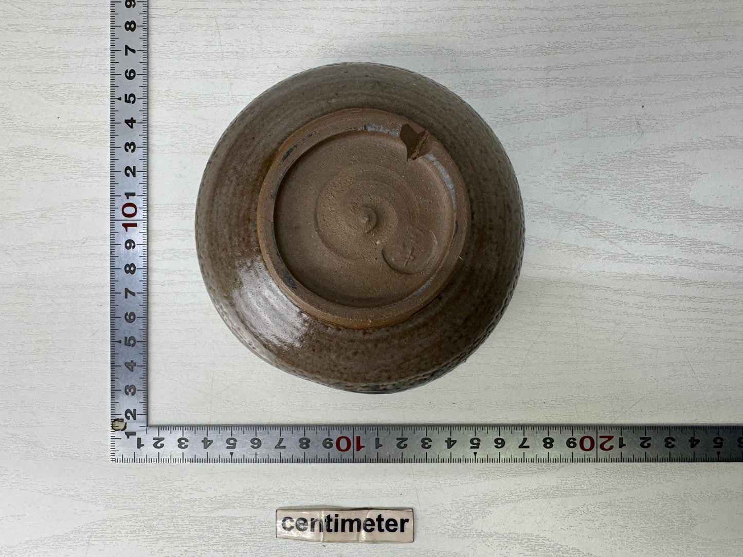 Y10124 CHAWAN Tokoname-ware bowl signed box Japan antique tea ceremony pottery