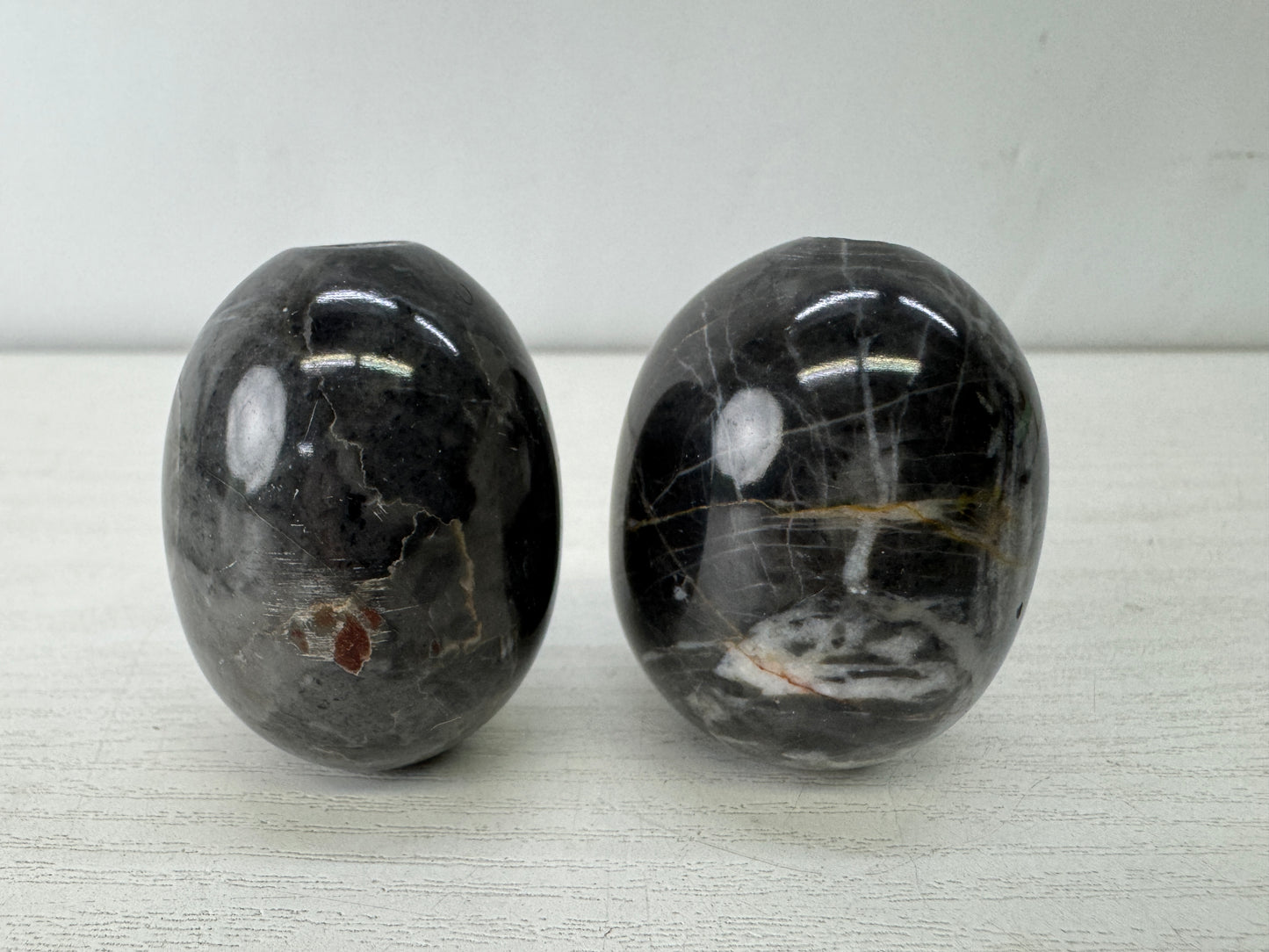 Y10131 FUCHIN ball box Japan antique kakejiku Hanging Scroll Weight interior