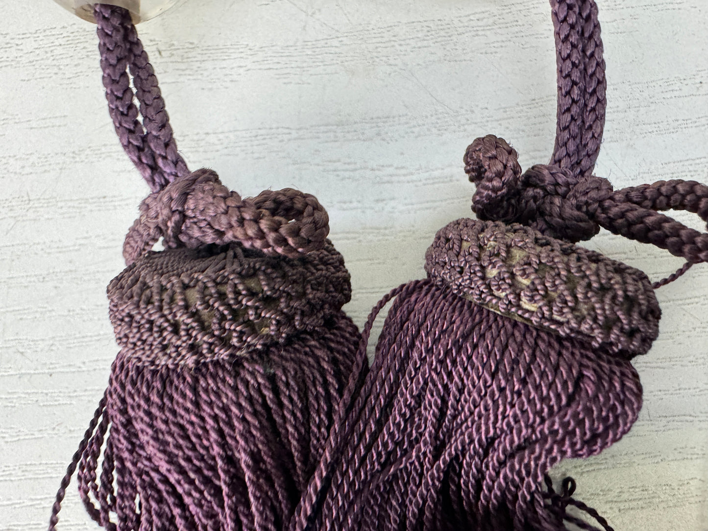 Y10134 FUCHIN Crystal box Japan antique kakejiku Hanging Scroll Weight interior