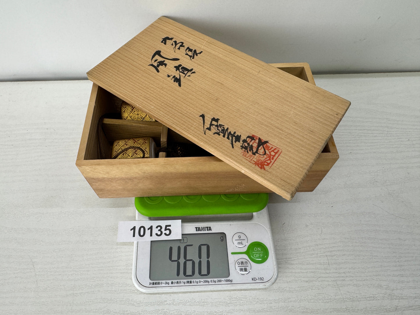 Y10135 FUCHIN Kutani-ware Japan antique kakejiku Hanging Scroll Weight interiro