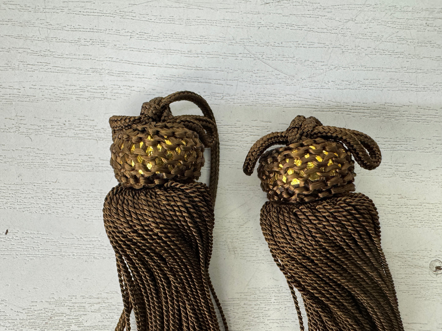 Y10135 FUCHIN Kutani-ware Japan antique kakejiku Hanging Scroll Weight interiro